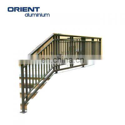 China Made Hot Sale interior prefab art handrail aluminum indoor/casting aluminum handrail