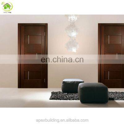 modern novel design office entrance door walnut decorative apartment veneer doors