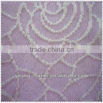 Cord lace fabric for clothing