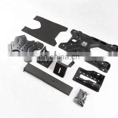 Reinforced Tailgate Hinge+reinforced Spare Tire Rack for Jeep Wrangler JK Car Bumper Auto Parts 4x4