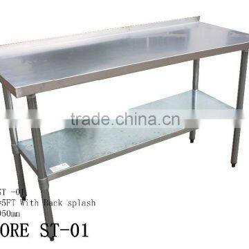 Stainless steel table