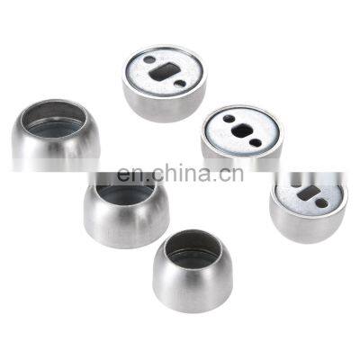 Closet Rod Flange Holder Stainless Steel 201 304 Wardrobe Flange Seat Clothes Tube Holder Fitting 19mm 22m custom metal par 25mm