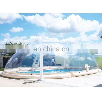 Outdoor Customized Transparent Clear Waterproof PVC Swimming Pool Dome Kit Cover Inflatable Swimming Pool Cover Tent Covers