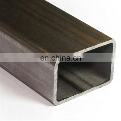 Hot sale construction welded black square carbon tube erw steel pipe