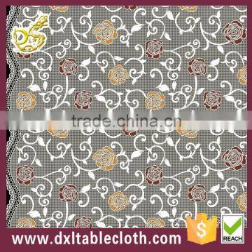 vinyl long lace tablecloth roses 137cm*20m roll