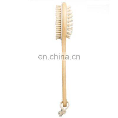 Amazon Hot Selling Bath Brush,Long Handle Body Brush  natura wooden scrubber brush