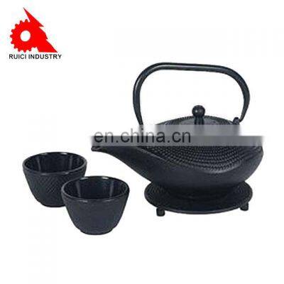 Wholesale Chinese Antique Cast Iron Tea Set Pot Coffee Pot Enamel photo-2