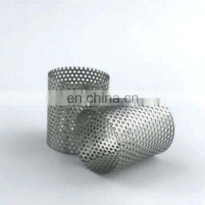 Factory sale perforated mesh filter tube for water filtration