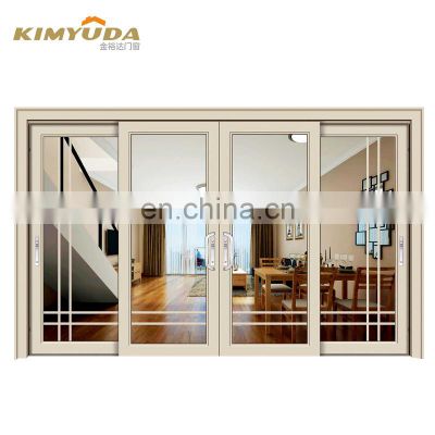 aluminum alloy sliding doors partition door hollow glass door hotel project in the kitchen