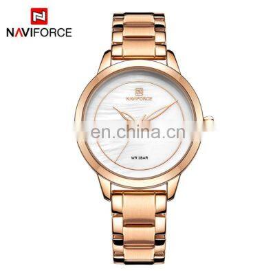 New Product NAVIFORCE NF5008 Ladies Japan Movt Quartz Chronograph Watches Waterproof Sport Analogue Quartz Watch photo-3