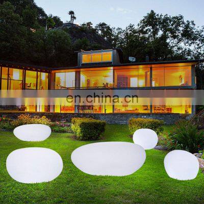 led night table lamp outdoor decorative battery powered restaurant modern cordless portable led table stone ball light lamp