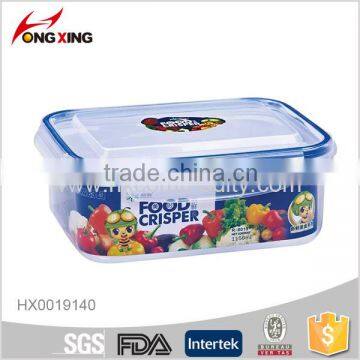 1.15L Hot fashion plastic rectangle seal food container