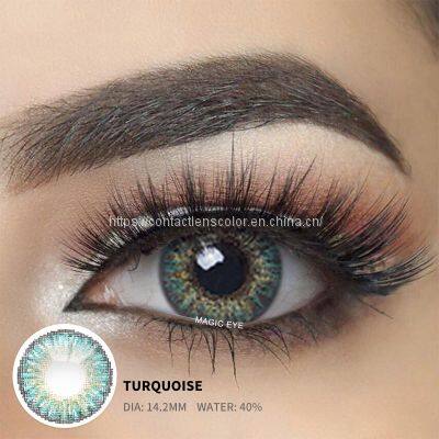 Magiceye Beauty $1 Color Contacts Cheap Colored Contact Eye Lenses Sweety Sterling Gray 3 Tone Color Contact Lens photo-2