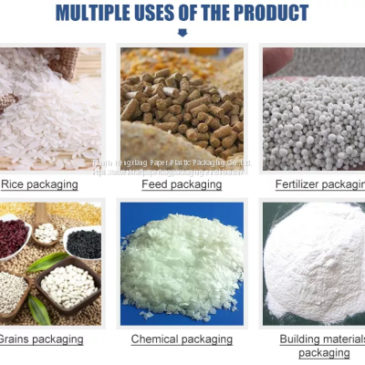 25kg 50kg Bopp Laminated pp Woven Thailand Rice Bags Plastic Rice Bag photo-5