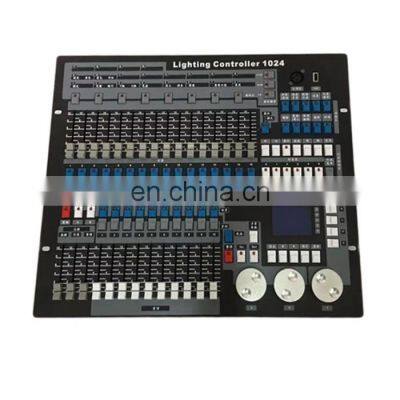 Hot Sale Stage Lighting 1024 dmx stage lighting controller console with flight case