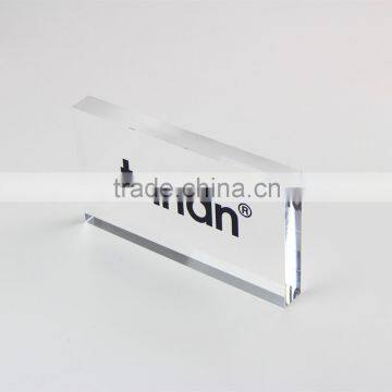 Fashion Acrylic Logo Block, acrylic signage