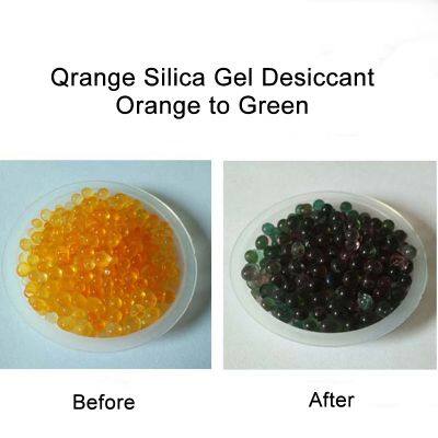 Orange Color-changing Silica Gel Desiccant Moisture Absorber Beads