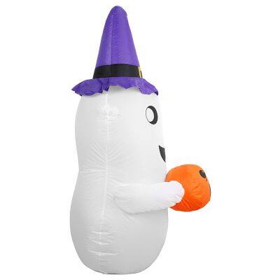 Inflatable Haunted House With Scary Blow up – Spooky Halloween Display photo-4