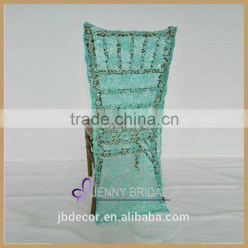C305A Wholesale Cheap Chair Covers Sequin Wedding Folding Chair Covers