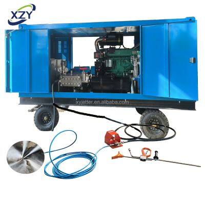 1000Bar 1500Bar High Pressure Water Jetting Equipment Diesel Driven Customizable