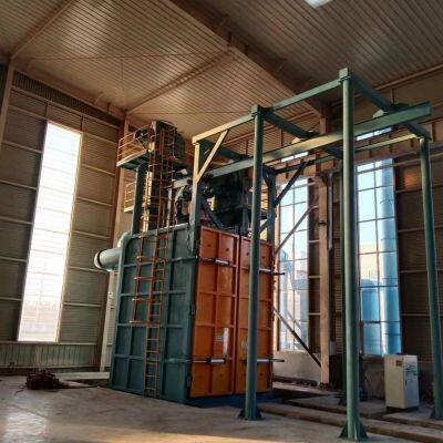 Q378 single hook shot blasting machine, valve, gear and other workpiece surface strengthening cleaning, on-site installation and commissioning