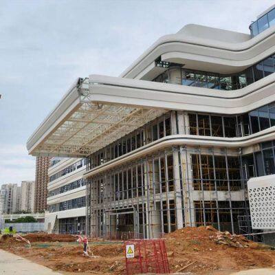 наружные алюминиевые панели для фасадных занавесных стен, фторуглеродные алюминиевые панели для наружных стен, индивидуальная обработка алюминиевых однотонных панелей, Ou Baide