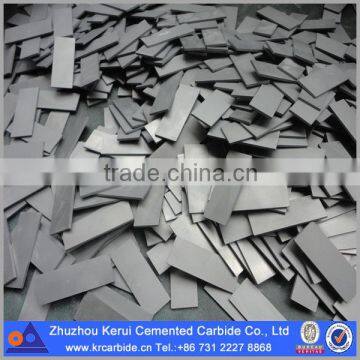 Tungsten carbide plates for making hardware