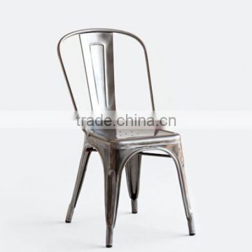 hot selling steel iron frame modern design vintage dining metal chair