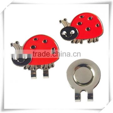 factory price golf club high quality cute durable metal golf hat clip 1611