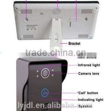 Hot Selling 9''color Wireless Video Door Bell,alarm Video Intercom Doorbell,wireless Unlocking photo-5
