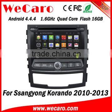 Wecaro WC-SY7067 Android 4.4.4 7" WIFI 3G car multimedia system for ssangyong korando car dvd player 2010 2011 2012 2013