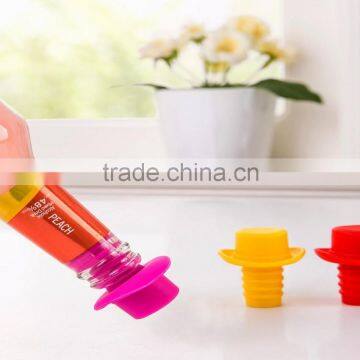 2015 custom shape silicone wine bottle stoppers bulk