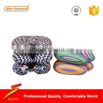 STABILE inspection accepted novelty neck pvc inflatable u-shape folding travel pillow