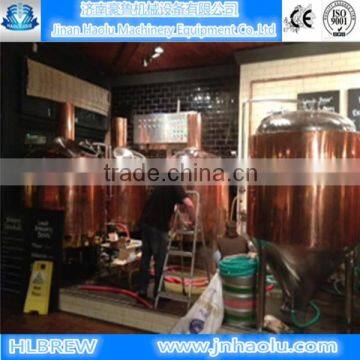 red copper home brewing equipment, micro brewery, mini beer machine