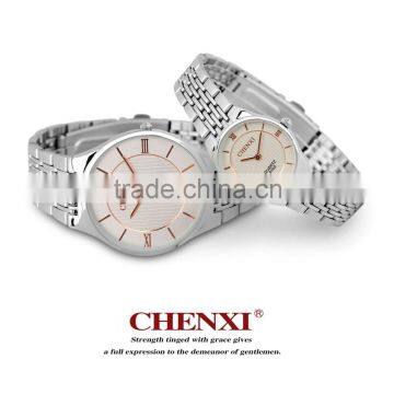 2015 New Arrival Fashion Charming Couple Lover Wrist Watch,Rose Gold Watch,Stainless Steel Watch For Wholesale CX-030AM&LS-R