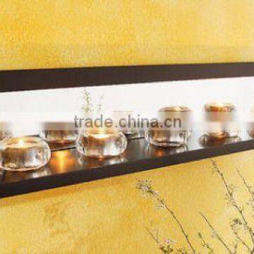 wooden wall shelf design 55x12x12cm