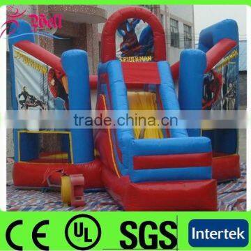 inflatable bouncer slide / inflatable jumping bouncer / inflatable bouncer spiderman