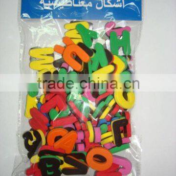 Colors EVA Foam Sponge Small English Letter Arabic Alphabet Toy With Magnet for Office Stationery DIY Handcrafts Promotion Gifts