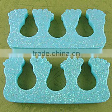 Eva material bulk wholesale Customized glitter toe separator