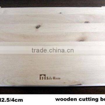 Wooden cutting board with stand