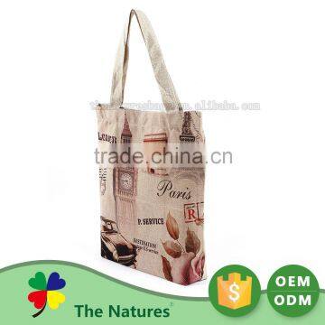 Quality Guaranteed Custom Made Nice Design Handled Nonwoven Jute Bag