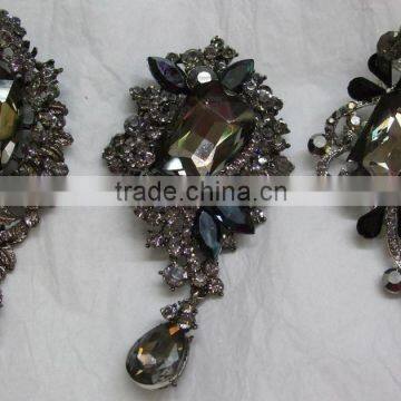 Hot Sale Fashion Antique Crystal Rhinestone Brooches for Women Suit - BR1412005 photo-2