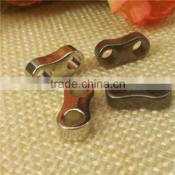 Metal Cord End Two Hole Cord End Cord End Clothing photo-3