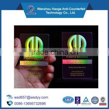 High sercurity anti-counterfeit rainbow transparent hologram stickers