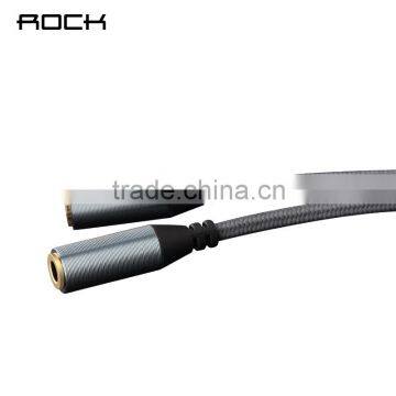 ROCK 3.5mm Audio Cable Y Splitter For IPhone for Android Mobile Phone Fashion 0.3m Audio Video Cable MT-5366 photo-4