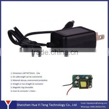 12V 1A 5V2.4A 24V0.5A 6V2A DC Power Adapter