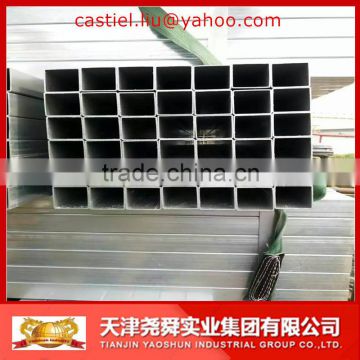 hot dipped galvanized square steel pipe / hot dip galvanised steel tube