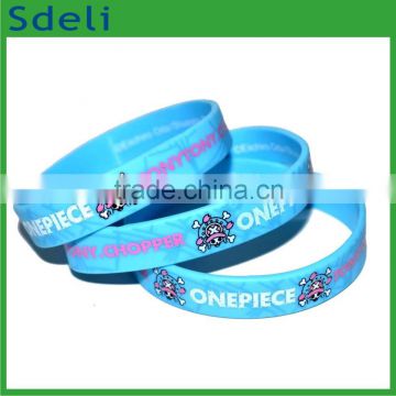 Cheapest hot sell high quality silicone full color print wristband for promotional