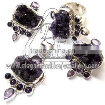 Sterling Silver Sets with semi precious stones