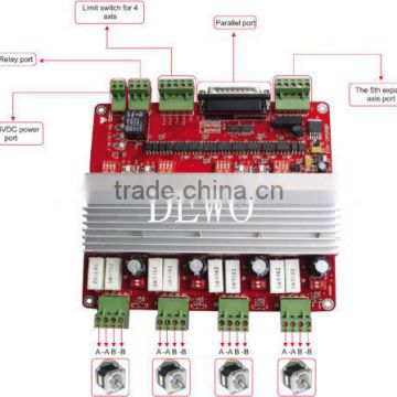 4 axis CNC controller TB6560 3 axis .4 axis and 5 axis avaliable